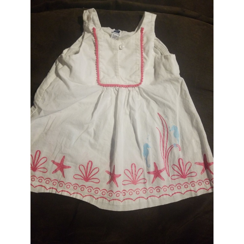 Janie and Jack sea scape dress 12 18